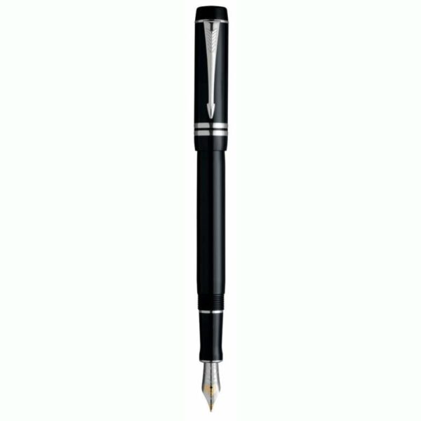 Ручка перьевая Parker Duofold F89 International Black PT F золото 18K