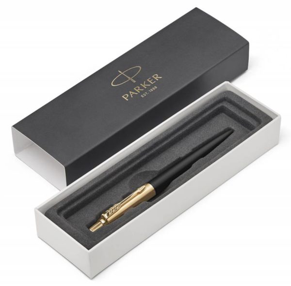 Ручка шариковая Parker Jotter Luxe K177 Bond Street Black GT M