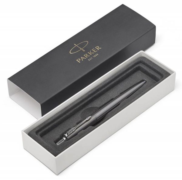 Ручка шариковая Parker Jotter Premium K176 Oxford Grey Pinstripe CT M