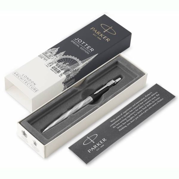 Ручка шариковая Parker Jotter K175 SE London Architecture Postmodern Black M