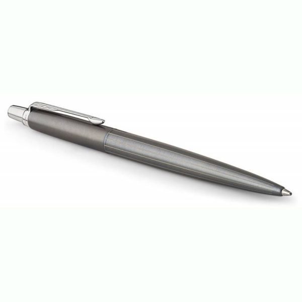 Ручка гелевая Parker Jotter Premium K178 Oxford Grey Pinstripe CT 0.7мм