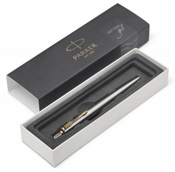 Ручка гелевая Parker Jotter Core K694 Stainless Steel GT 0.7мм