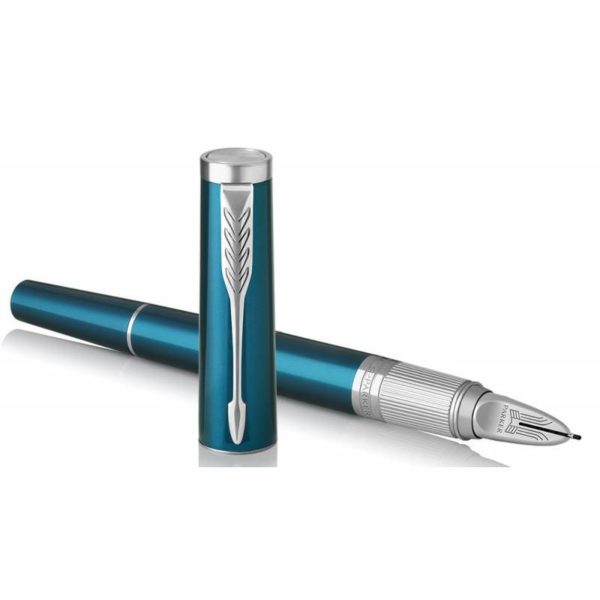 Ручка 5й пишущий узел Parker Ingenuity Deluxe S F504 Teal CT F