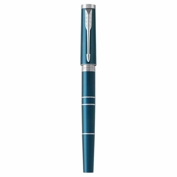 Ручка 5й пишущий узел Parker Ingenuity Deluxe S F504 Teal CT F