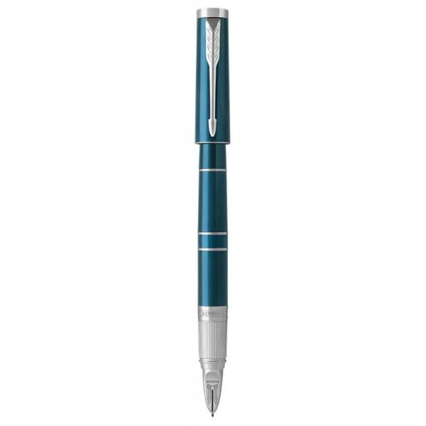 Ручка 5й пишущий узел Parker Ingenuity Deluxe S F504 Teal CT F