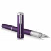 Ручка 5й пишущий узел Parker Ingenuity Deluxe S F504 Blue Violet CT F