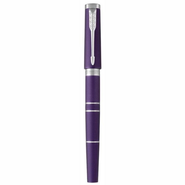 Ручка 5й пишущий узел Parker Ingenuity Deluxe S F504 Blue Violet CT F