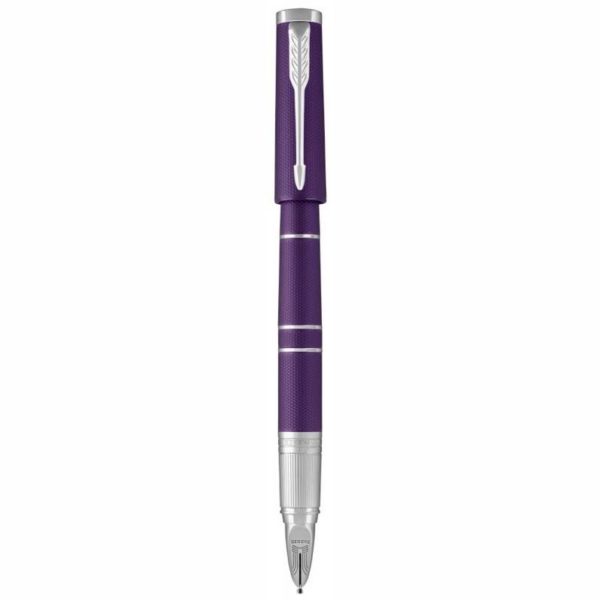 Ручка 5й пишущий узел Parker Ingenuity Deluxe S F504 Blue Violet CT F