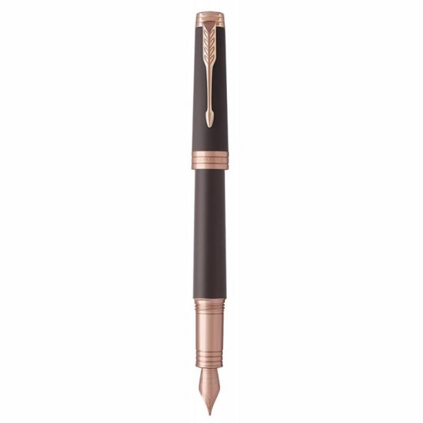 Ручка перьевая Parker Premier F560 Soft Brown PGT F золото 18K