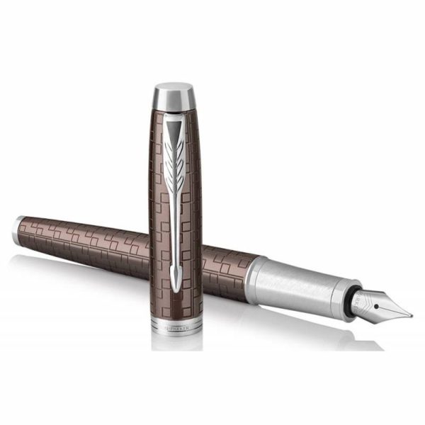 Ручка перьевая Parker IM Premium F324 Brown CT F