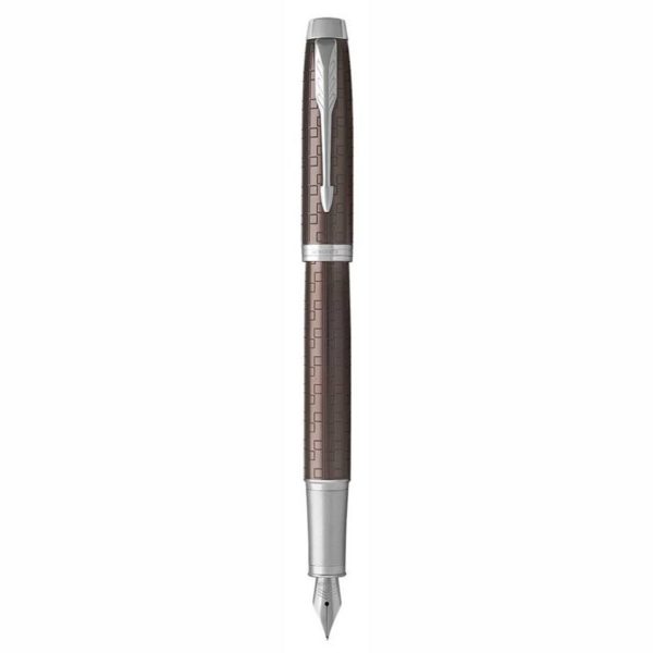 Ручка перьевая Parker IM Premium F324 Brown CT F