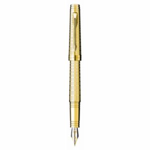 Ручка перьевая Parker Premier DeLuxe F562 перо золото 18K