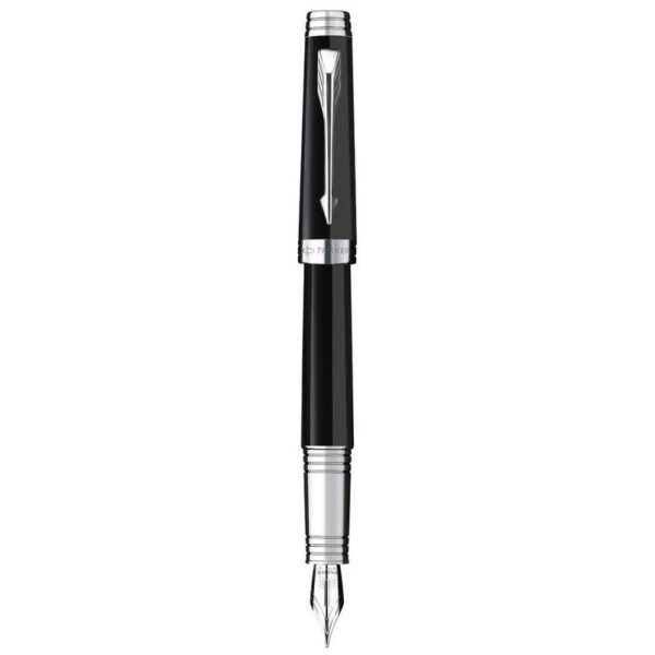 Ручка перьевая Parker Premier Laсque F560 Deep Black ST M золото 18K с родиевым покрытием