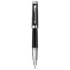 Ручка перьевая Parker Premier Lacque F560 Black ST F золото 18K с родиевым покрытием