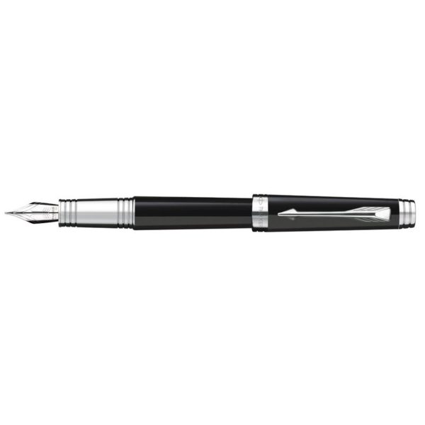 Ручка перьевая Parker Premier Laсque F560 Deep Black ST M золото 18K с родиевым покрытием