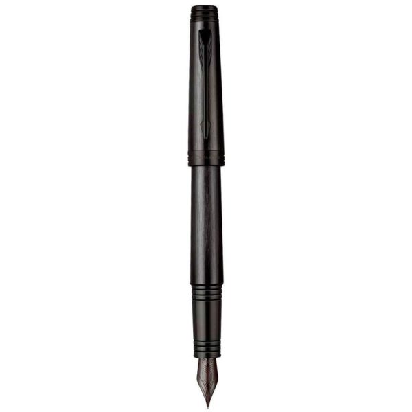 Ручка перьевая Parker Premier F563 Black Edition F золото 18K с рутениевым покрытием