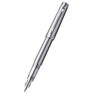 Ручка перьевая Parker Premier Monochrome F564 Titanium PVD F золото 18K с рутениевым покрытием