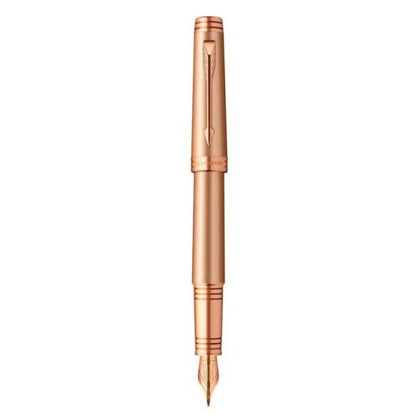 Ручка перьевая Parker Premier Monochrome F564 Pink Gold PVD F золото 18K