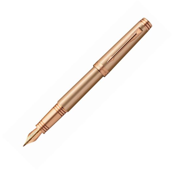 Ручка перьевая Parker Premier Monochrome F564 Pink Gold PVD F золото 18K