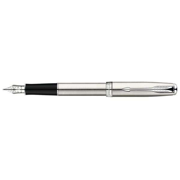 Ручка перьевая Parker Sonnet F526 Stainless Steel CT F